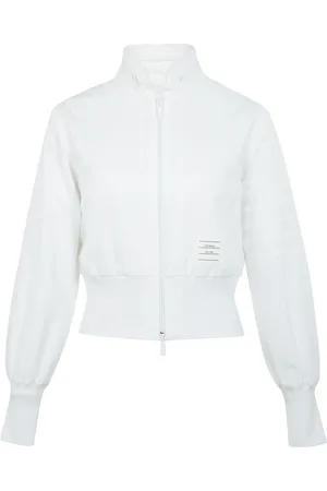 Thom Browne Damen, Sweatshirts & Hoodies, Weiß, 3XSGröße: