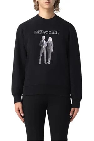 Karl Lagerfeld Damen, Sweatshirts & Hoodies, Schwarzk, SGröße: