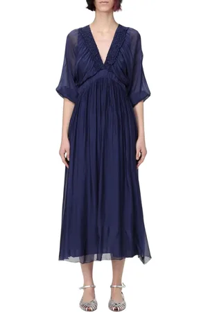 Kaos Damen, Kleider, Blau, MGröße: