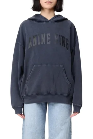 ANINE BING Damen, Sweatshirts & Hoodies, Schwarzk, SGröße: