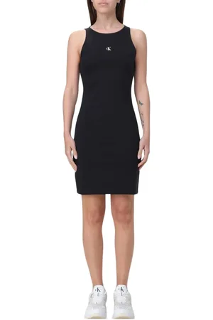 Calvin Klein Damen, Kleider, Schwarzk, SGröße: