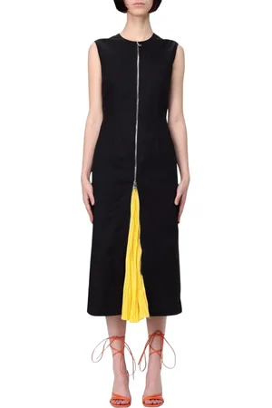Msgm Damen, Kleider, Schwarzk, SGröße: