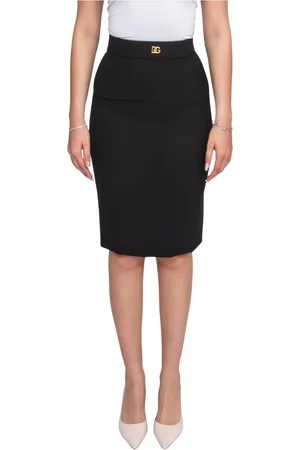 Dolce & Gabbana Damen, Röcke, Schwarzk, MGröße: