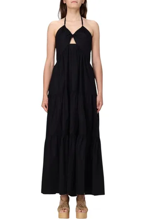 Twin-Set Damen, Kleider, Schwarzk, MGröße: