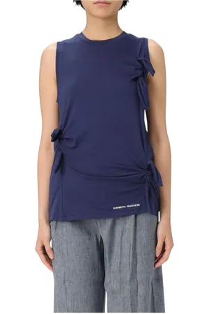 Elisabetta Franchi Damen, Oberteile, Blau, LGröße: