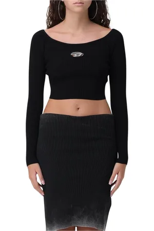 Diesel Damen, Oberteile, Schwarzk, SGröße: