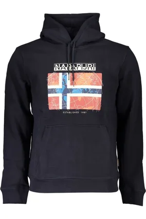 Napapijri Herren, Sweatshirts & Hoodies, Blau, XLGröße: