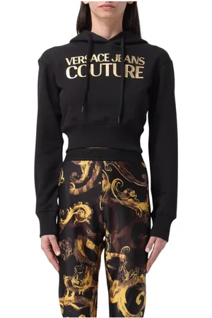 VERSACE Damen, Sweatshirts & Hoodies, Schwarzk, XSGröße: