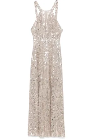 Elie saab Damen, Kleider, Braun, MGröße: