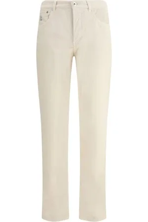 Brunello Cucinelli Herren, Hosen, Weiß, XLGröße: