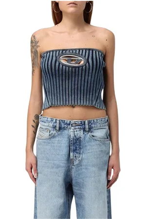 Diesel Damen, Oberteile, Blau, LGröße: