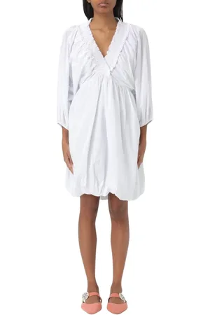 Kaos Damen, Kleider, Weiß, MGröße: