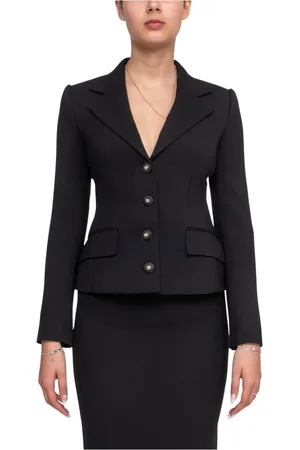 Dolce & Gabbana Damen, Jacken, Schwarzk, 2XSGröße: