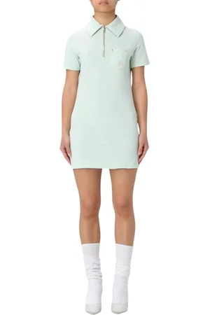 Palm Angels Damen, Kleider, Grün, LGröße: