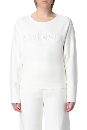 Twin-Set Damen, Sweatshirts & Hoodies, Weiß, XSGröße:
