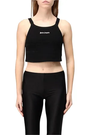 Palm Angels Damen, Oberteile, Schwarzk, SGröße: