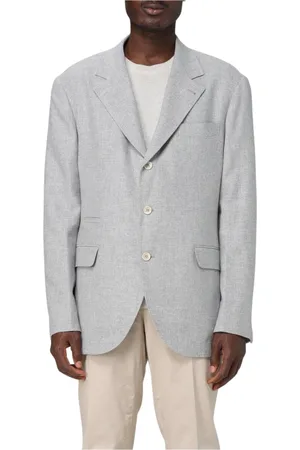 Brunello Cucinelli Herren, Jacken, Grau, 2XLGröße: