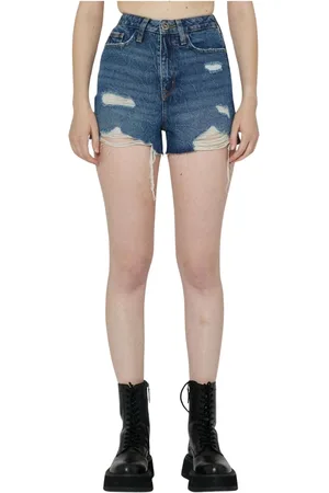 John Richmond Damen, Shorts, Blau, W27Größe: