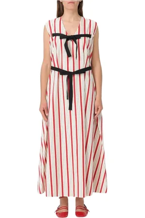 Msgm Damen, Kleider, Rot, MGröße: