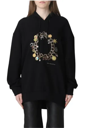Stella McCartney Damen, Sweatshirts & Hoodies, Schwarzk, SGröße: