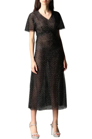 ERMANNO SCERVINO Damen, Kleider, Schwarzk, SGröße: