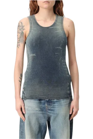 Diesel Damen, Oberteile, Blau, MGröße: