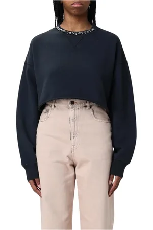 Golden Goose Damen, Sweatshirts & Hoodies, Schwarzk, SGröße: