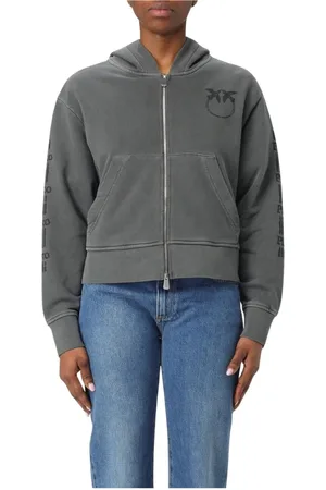Pinko Damen, Sweatshirts & Hoodies, Grau, SGröße:
