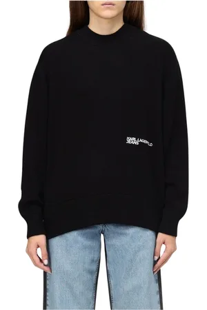 Karl Lagerfeld Damen, Sweatshirts & Hoodies, Schwarzk, SGröße: