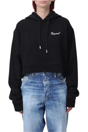 Dsquared2 Damen, Sweatshirts & Hoodies, Schwarzk, XSGröße: