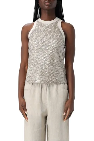 Brunello Cucinelli Damen, Oberteile, Gelb, SGröße: