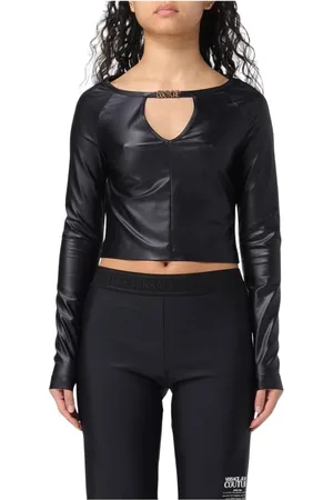 VERSACE Damen, Oberteile, Schwarzk, XSGröße: