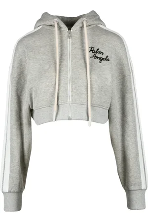 Palm Angels Damen, Sweatshirts & Hoodies, Grau, XSGröße: