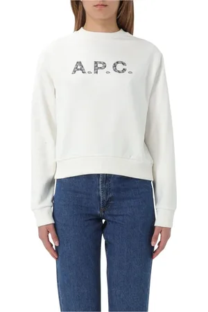 A.P.C. Damen, Sweatshirts & Hoodies, Weiß, MGröße: