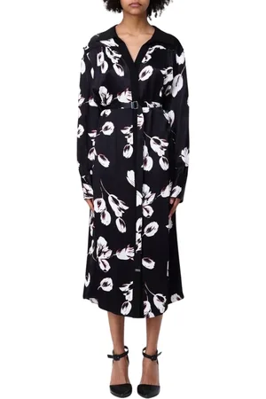 HUGO BOSS Damen, Kleider, Schwarzk, MGröße: