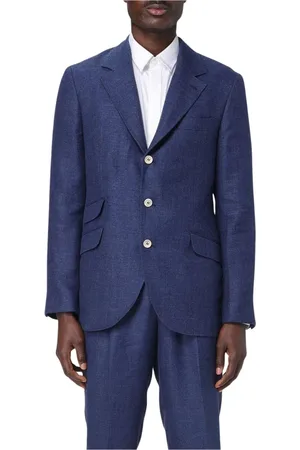Brunello Cucinelli Herren, Anzüge, Blau, XLGröße: