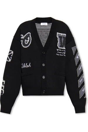 OFF-WHITE Herren, Strickwaren, Schwarzk, LGröße: