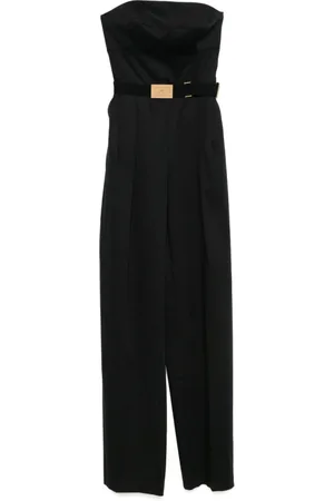 Elisabetta Franchi Damen, Jumpsuits & Playsuits, Schwarzk, LGröße: