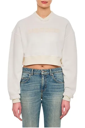 Alexander McQueen Damen, Sweatshirts & Hoodies, Weiß, XSGröße: