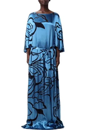 Alberta Ferretti Damen, Kleider, Blau, XLGröße: