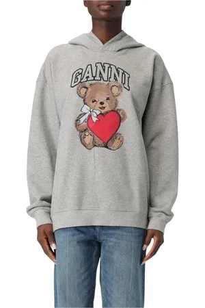 Ganni Damen, Sweatshirts & Hoodies, Grau, XSGröße: