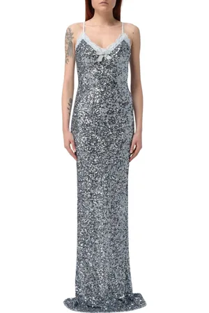 Elisabetta Franchi Damen, Kleider, Blau, XSGröße: