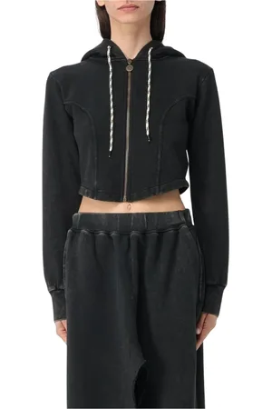 ARIES Damen, Sweatshirts & Hoodies, Schwarzk, XLGröße: