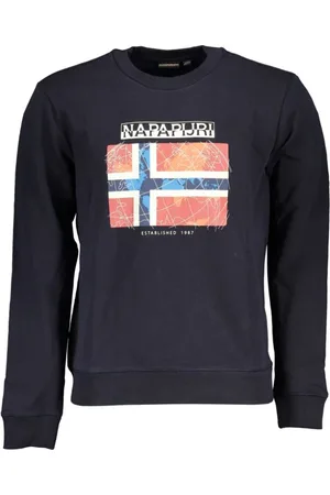Napapijri Herren, Sweatshirts & Hoodies, Blau, SGröße: