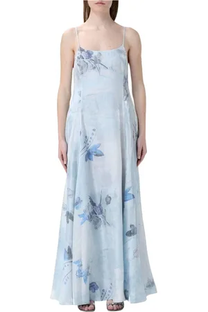 Emporio Armani Damen, Kleider, Blau, MGröße: