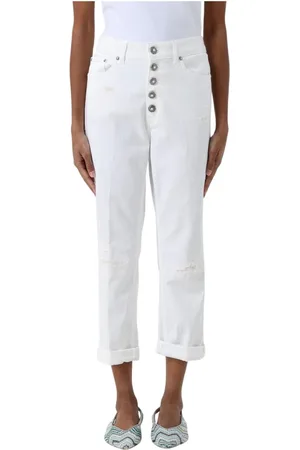 Dondup Damen, Jeans, Weiß, W30Größe:
