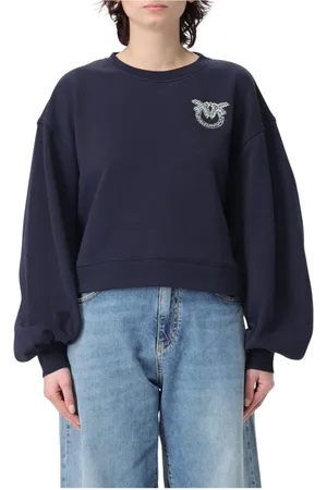 Pinko Damen, Sweatshirts & Hoodies, Blau, SGröße: