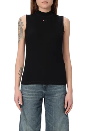 Diesel Damen, Oberteile, Schwarzk, XSGröße:
