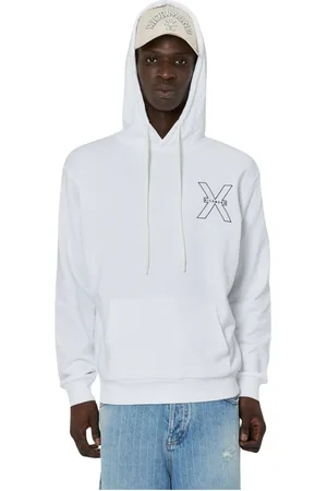 John Richmond Herren, Sweatshirts & Hoodies, Weiß, 3XLGröße: