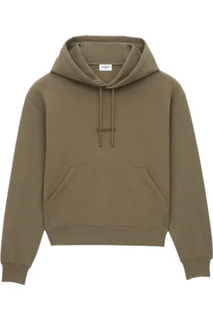 Saint Laurent Herren, Sweatshirts & Hoodies, Grün, XLGröße: